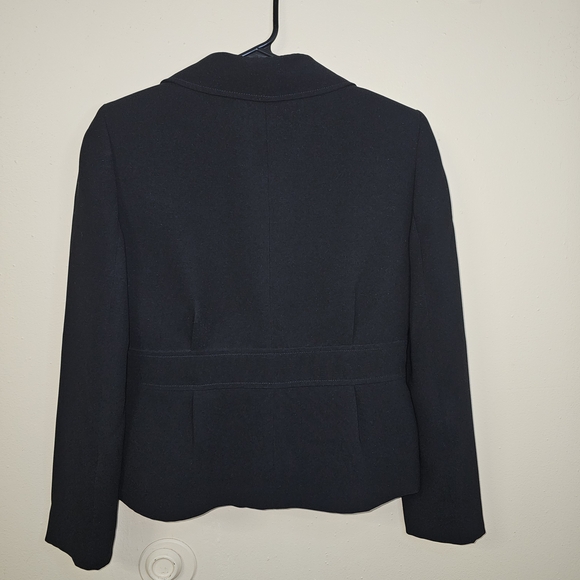 NEW Le Suit Petite 6P Women's Black Lined Suit Jacket Blazer Polyester RN 54050 - Picture 3 of 14